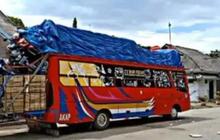 9 Potret Bus Bawa Barang Melebihi Truk, Sukses Bikin Ngeri dan Bingung!