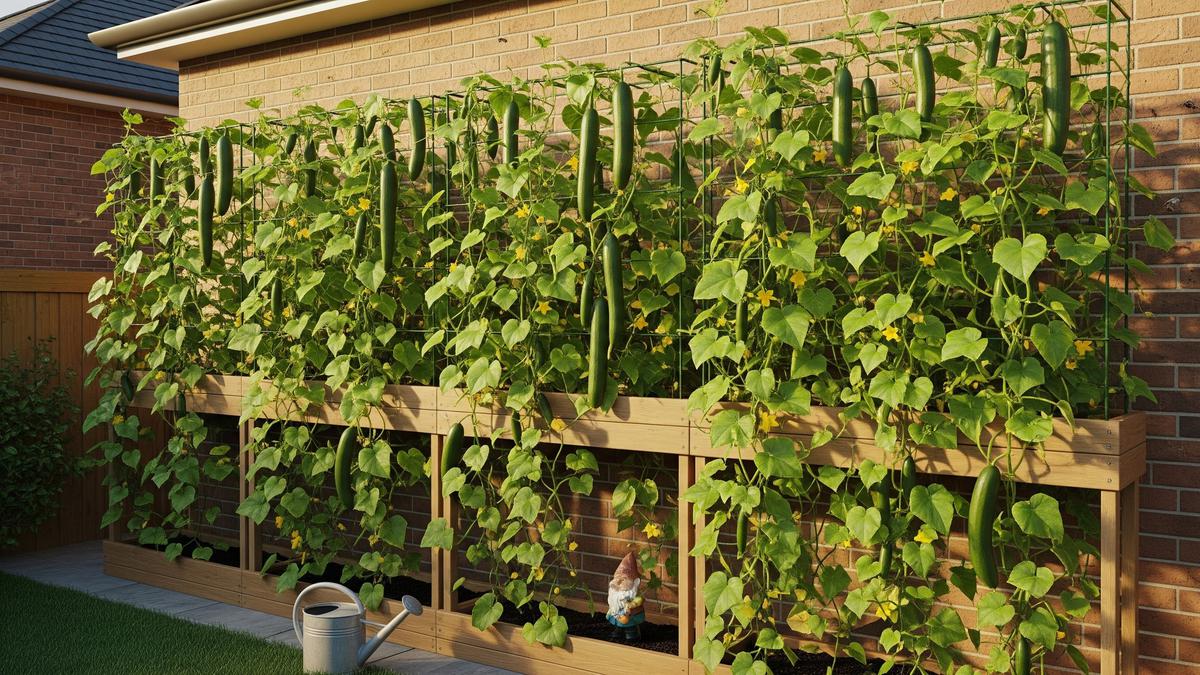 Cara Membuat Kebun Vertikal Timun di Pagar Rumah Sempit, Maksimalkan Area Kecil Hunian Anda