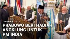 Prabowo Beri Hadiah Angklung untuk PM India