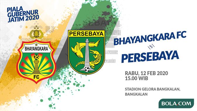 Piala Gubernur Jatim - Bhayangkara FC Vs Persebaya (Bola.com/Adreanus Titus)
