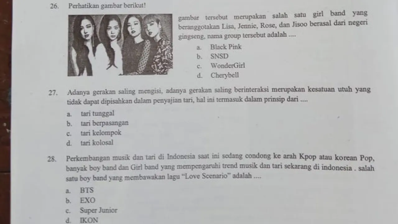 7 Soal Ujian Nyeleneh, Bikin Siswa Gagal Paham