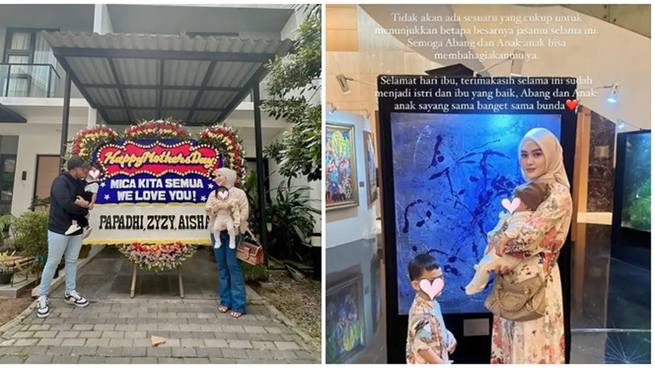 6 Artis Ini Dapat Ucapan Selamat Hari ibu dari Suami, Singkat Tapi Romantis