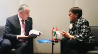 Eratkan Hubungan dengan Tajikistan, Menlu Retno Gaet Pelaku Bisnis hingga Bahas Kerja Sama Air Global