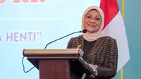 Menaker Ida saat menghadiri acara Perpisahan Anggota LKS Tripnas dan Depenas Periode 2020-2023 di Jakarta, Senin (29/5/2023). (Foto: Istimewa)