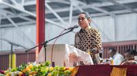 Wakil Menteri Agraria dan Tata Ruang/Badan Pertanahan Nasional (ATR/BPN) Raja Juli Antoni membuka secara resmi rangkaian acara Perayaan Paskah Nasional yang diadakan di GOR Sanggeng Manokwari, Provinsi Papua Barat. (Foto: Istimewa).