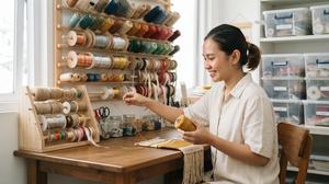 8 Tips Menyimpan Bahan Kerajinan agar Benang, Kawat, dan Pita Tidak Kusut, Rapi dan Awet