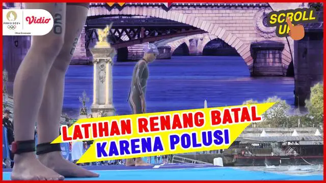 VIDEO: Latihan Renang Cabor Triathlon Olimpiade 2024 Harus Dibatalkan Karena Polusi