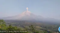 Semeru Erupsi 4 Kali Pagi Ini, Kolom Abu Capai 1,3 Kilometer