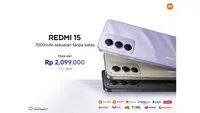 Didukung Baterai 7.000 mAh, REDMI 15 Siap Dukung Upgrade Skill Anak Muda Tanpa Henti