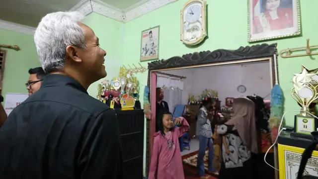 Calon presiden Ganjar Pranowo menginap di rumah warga Desa Tanjung Alam, Kecamatan Sidadap, Kabupaten Asahan, Sumatera Utara, Sabtu (11/11/2023) (Istimewa)