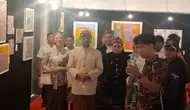 Wamenbud Giring Ganesha di Pameran Lukisan di&nbsp;Museum Kebangkitan Nasional di Hari Kebangkitan Nasional 2025. (Liputan6.com/Henry)
