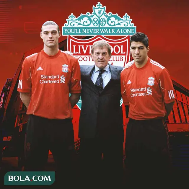 Liverpool - Andy Carroll, Kenny Dalglish, Luis Suarez