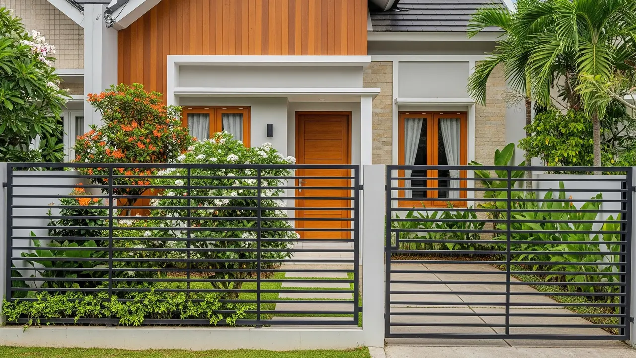 9 Model Pagar Besi yang Cocok untuk Rumah Kecil, Modern dan Tetap Luas