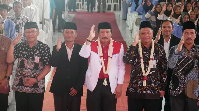 Sosialisasi peran pancasila dalam moderasi beragama yang digelar BPIP di STMIK Komputama El Bayan Cilacap. (Foto: Liputan6.com/STMIK Komputama)