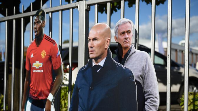 Gelandang Manchester United (MU) Paul Pogba. (AFP/Javier Soriano)