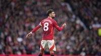 Gelandang MU, Bruno Fernandes. (AP Photo/Dave Thompson)