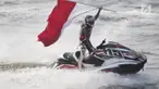 Medali emas ke-12 berhasil diraih Aqsa Sutan Aswar dari cabang olahraga jet ski di Asian Games 2018.