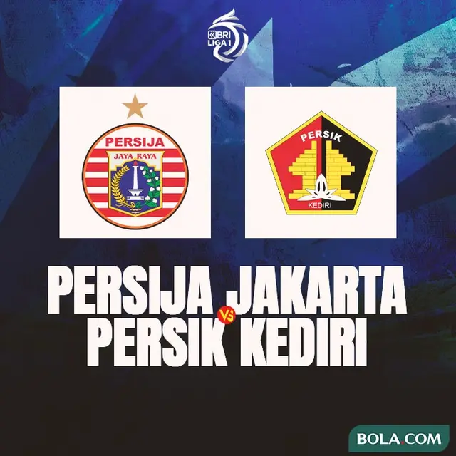 Liga 1 - Persija Jakarta Vs Persik Kediri