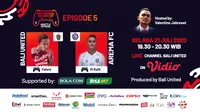 Bali Virtual Island Cup 2020 episode kelima, Fahmi Al-Ayyubi Vs Muhammad Rafli. (Sumber: Vidio)