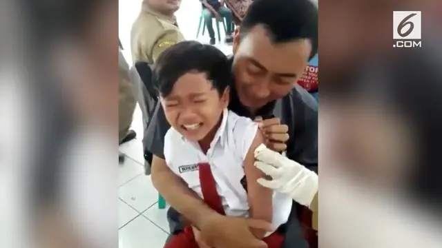 VIDEO: Takut Disuntik, Bocah SD Nyanyi Lagu Blackpink