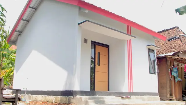 Rumah sederhana layak huni di Demak hasil kolaborasi Djarum dengan pemerintah setempat. (Istimewa)