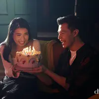 Artis penyanyi Christie dalam video klip single terbarunya