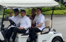 Mendadak Prabowo Keliling Istana Kepresidenan Naik Buggy Car, Ada Apa?