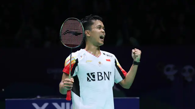 Tunggal putra Indonesia Anthony Sinisuka Ginting. (foto: PP PBSI)