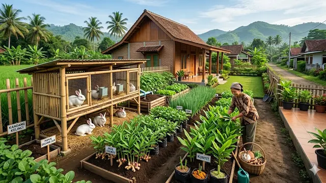 Ide Pertanian Terpadu Ternak dan Tanaman