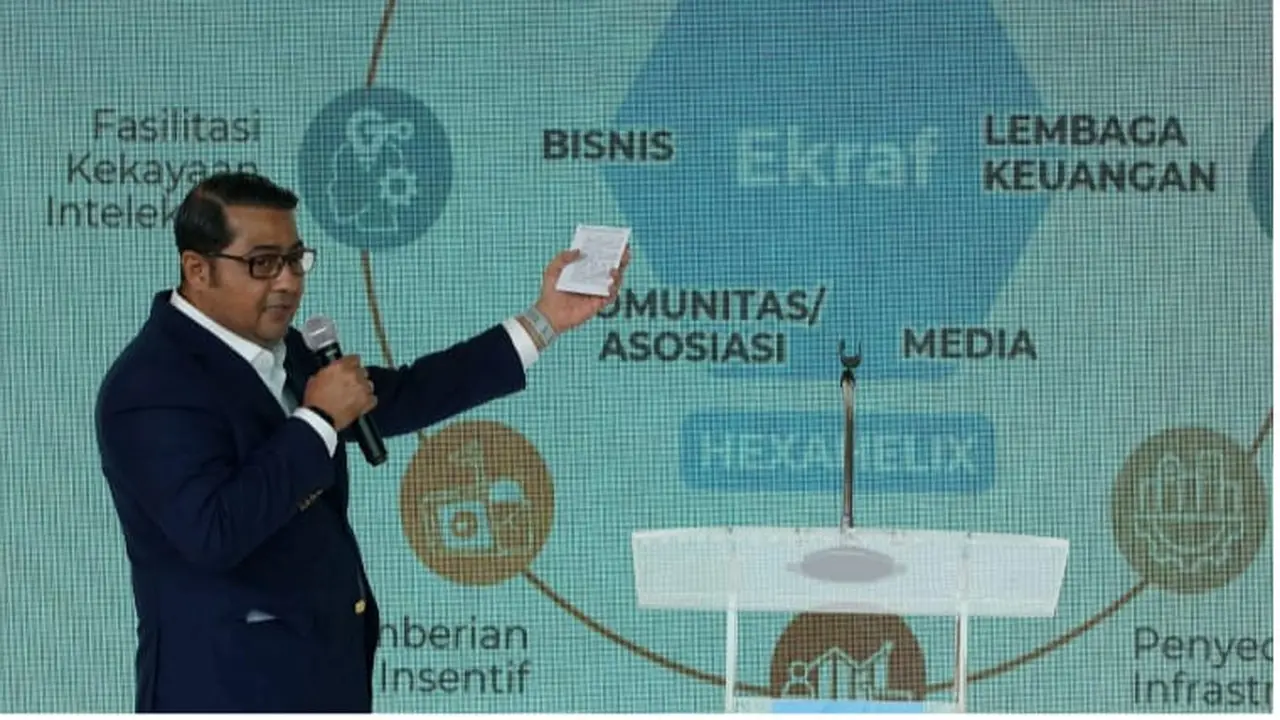 Menteri Ekonomi Kreatif Teuku Riefky Harsya.