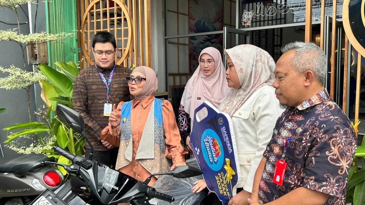 Wali Kota Bontang Neni Moerniaeni di acara Gebyar Pajak Kaltim 2025