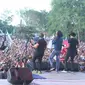 Slank manggung di Lapangan Utama, Simpang Lima Atambua, Nusa Tenggara Timur, Selasa (31/5/2016) (Liputan6.com/Aditia Saputra)