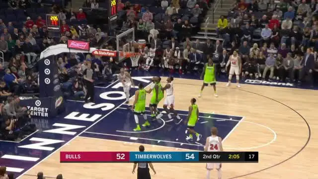 VIDEO : Cuplikan Pertandingan NBA, Timberwolves 122 vs Bulls 104