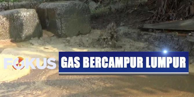 VIDEO: Semburan Gas Bercampur Lumpur Muncul di Desa Sekarkurung Gresik