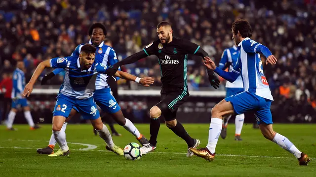 Real Madrid Tumbang di Markas Espanyol