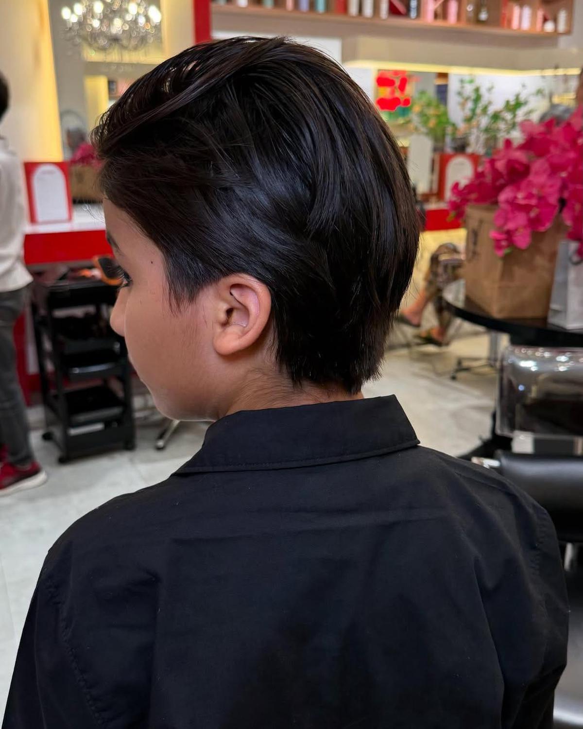 Tasyi Athasyia Bagikan Momen Sang Anak saat Potong Rambut Gondrong