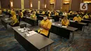 Suasana Bimbingan Teknis Pilkada Serentak 2020 bagi Pimpinan DPRD dan Ketua Fraksi wilayah Jawa III, Bali, NTB, dan NTT di Jakarta, Minggu (26/7/2020). Acara tersebut membahas peraturan dalam Pilkada Serentak 2020. (Liputan6.com/Faizal Fanani)