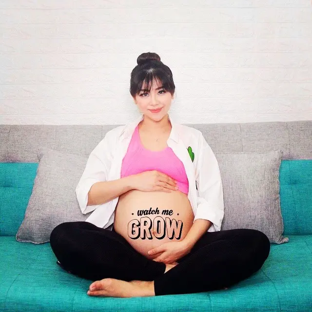 Potret Melissa Aryani Istri Choky Sitohang Hamil Anak Ketiga. (Sumber: Instagram/mrssitohang)