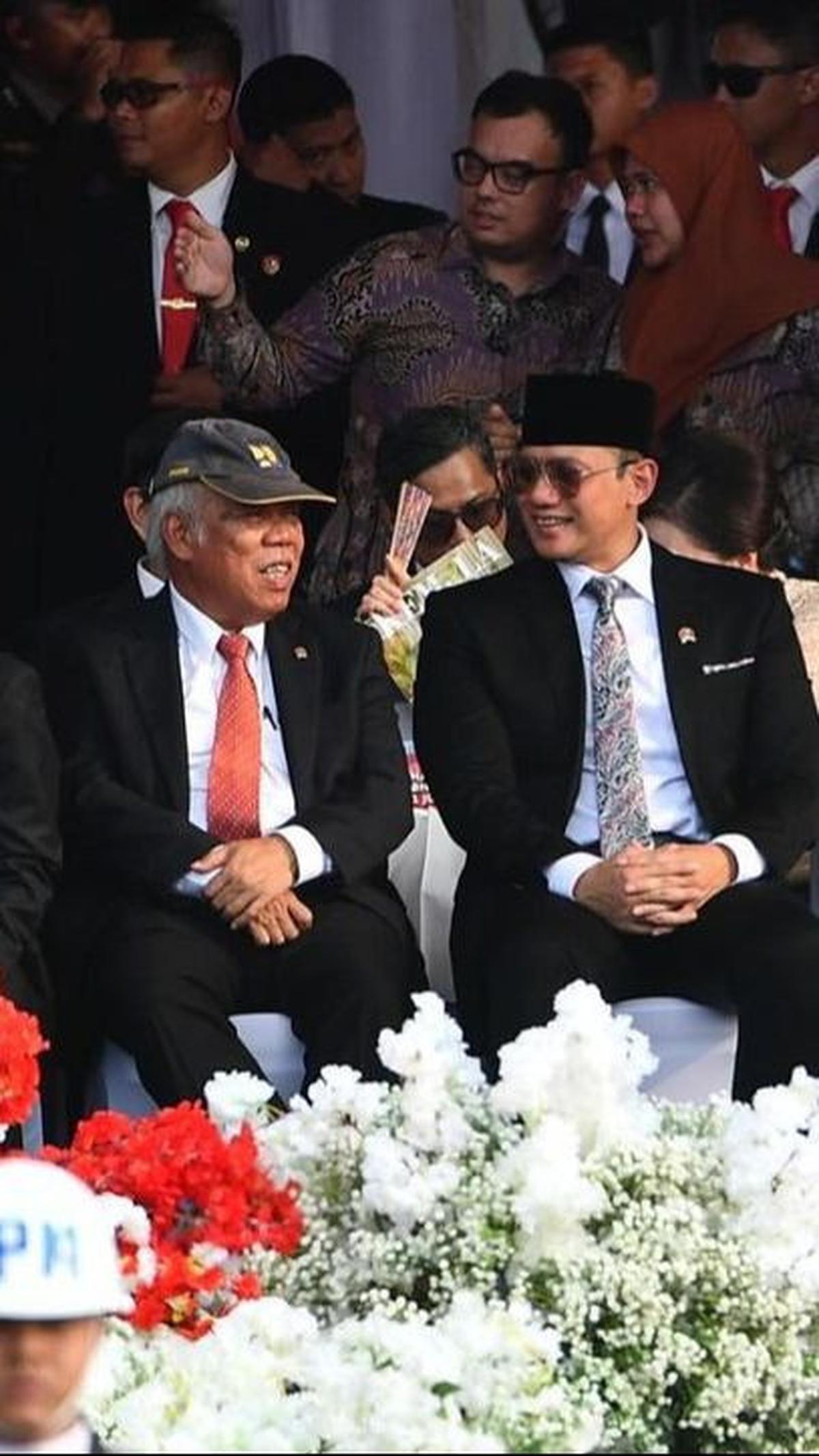 <b>Penampilan AHY dan Basuki Hadimuljono Disorot</b>