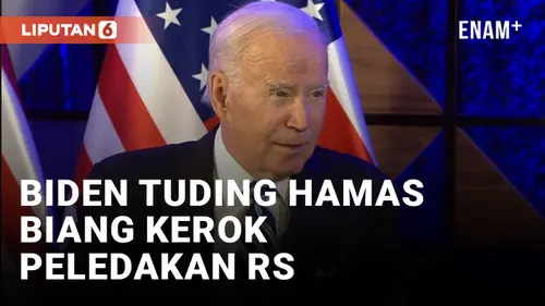 VIDEO: Bukan Israel, Joe Biden Curiga Rumah Sakit di Gaza Diledakkan Hamas