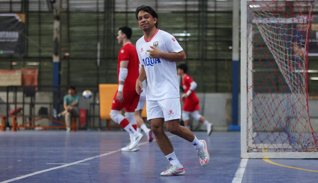 Pemain Timnas Futsal Indonesia, Ardiansyah Runtuboy pada pemusatan latihan di Tifosi Sport Center, Jakarta Timur, Rabu (1/4/2026). (Dok. Timnas Futsal Indonesia)