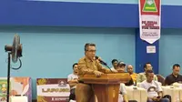 Bupati Kutai Timur Ardiansyah Sulaiman membuka secara resmi Open Tournament Bulu Tangkis Bupati Cup 2023 di Gedung Olahraga (GOR) Kudungga, Sangatta, Selasa (28/11/2023).