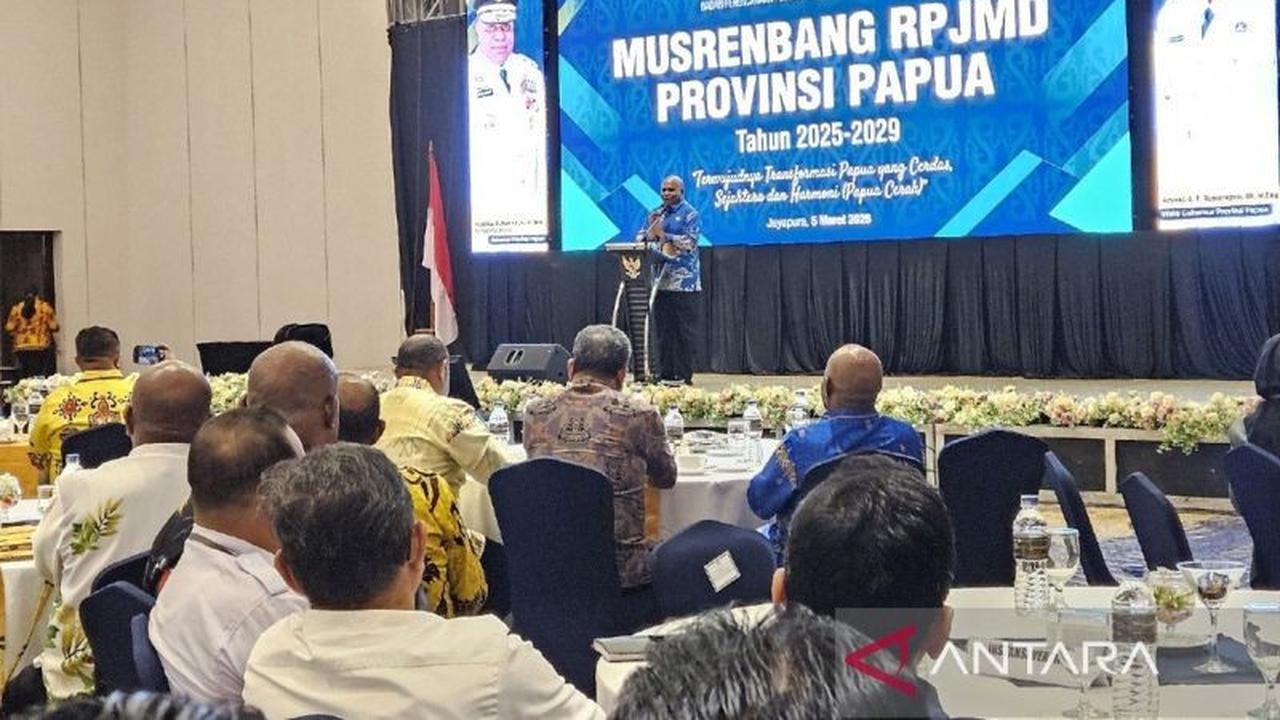RPJMD 2025-2029 Jadi Pijakan Transformasi Pembangunan Papua Menuju Visi "Papua Cerah"