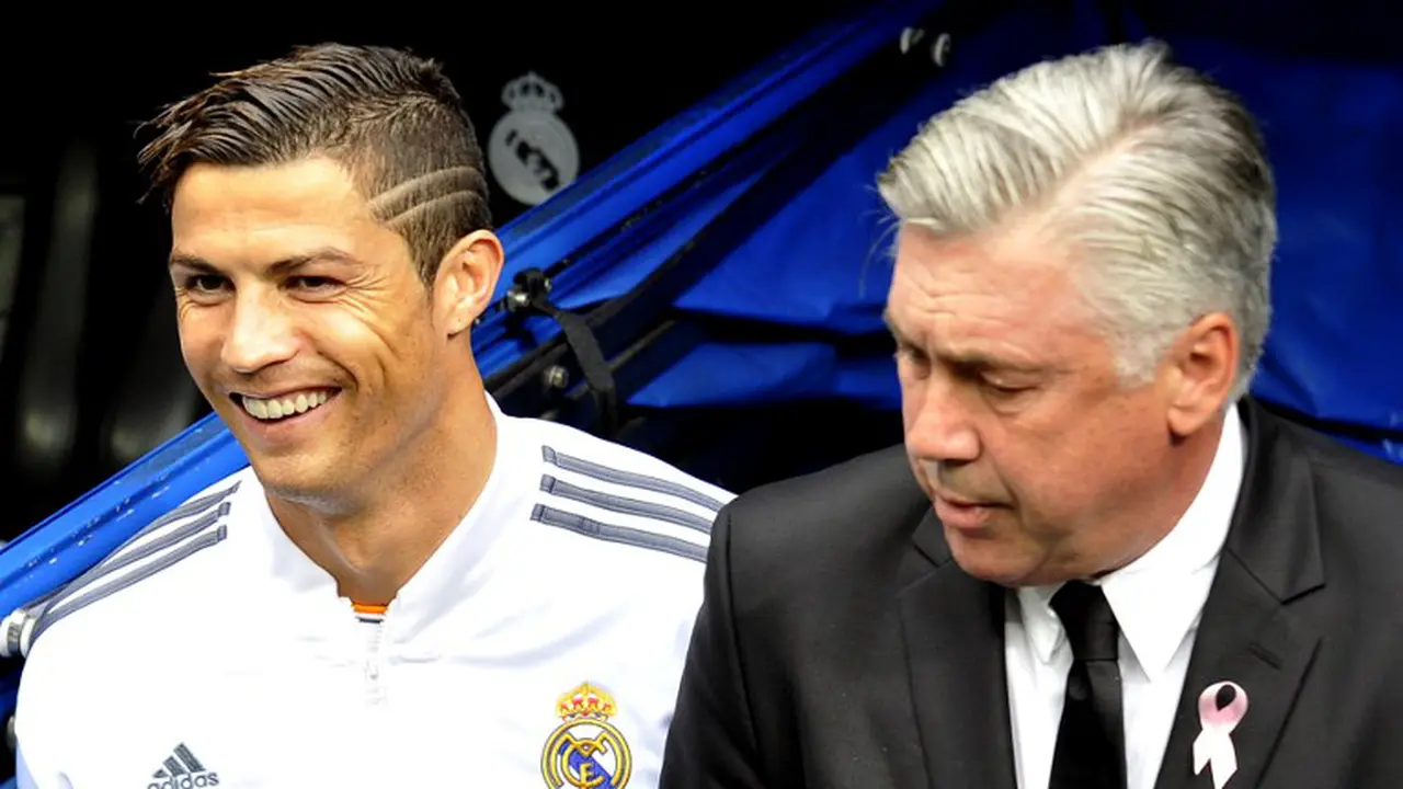 CR7 dan Carlo Ancelotti