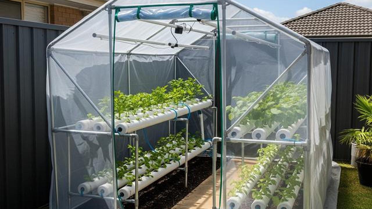 7 Model Halaman Belakang Rumah Kecil dengan Kebun Hidroponik Modern, Solusi Hijau Lahan Terbatas