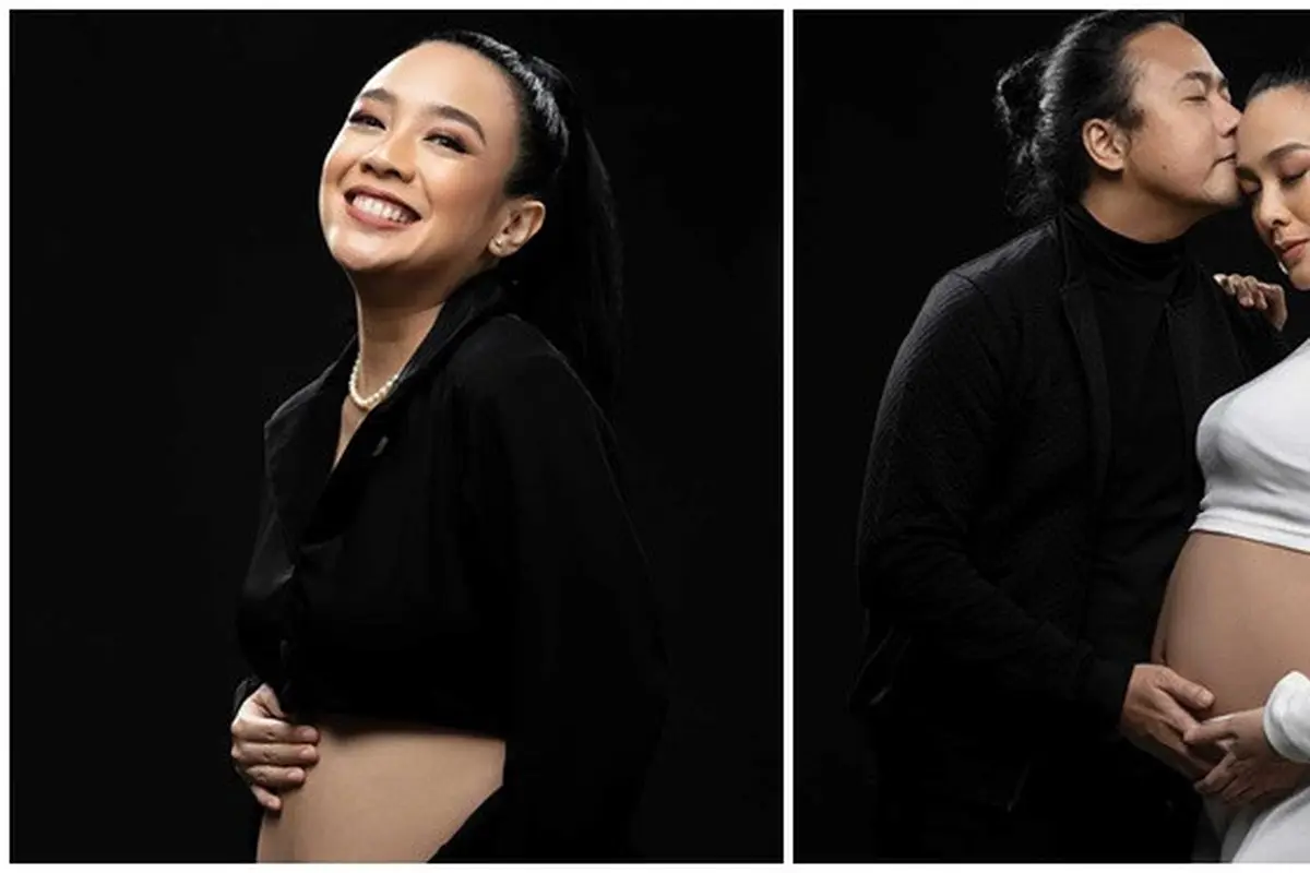 Menanti 12 Tahun, Ini 6 Potret Maternity Shoot Dea Ananda Bertema Monokrom