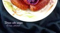 Sepiring timus ubi ungu goreng. (Liputan6.com/IG/nayla_yosefa)