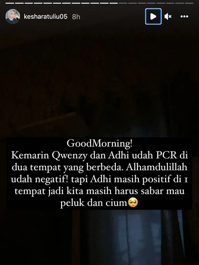Unggahan Kesha Ratuliu. (Foto: Dok. Instagram @kesharatuliu05)