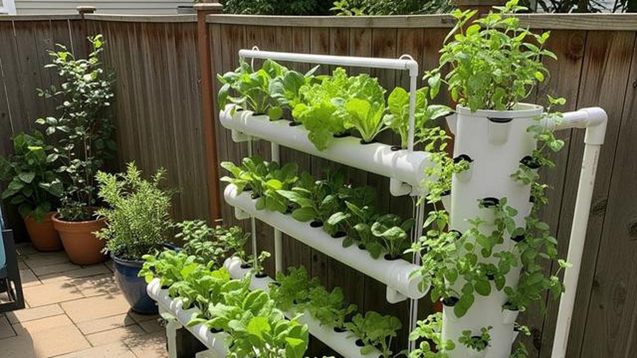7 Model Halaman Belakang Rumah Kecil dengan Kebun Hidroponik Modern, Solusi Hijau Lahan Terbatas