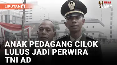 SOSOK EMANUEL SELVIANO ANAK PEDAGANG CILOK YANG BERHASIL LULUS JADI PERWIRA TNI AD